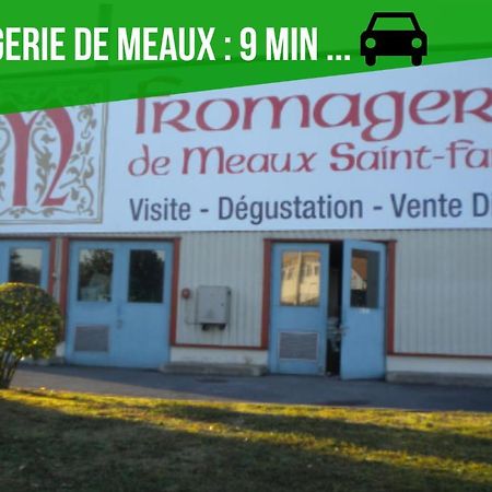The Sunshine- Appart Cosy Proche Paris-Disney Avec Parking Prive Dans Residence Meaux Bagian luar foto