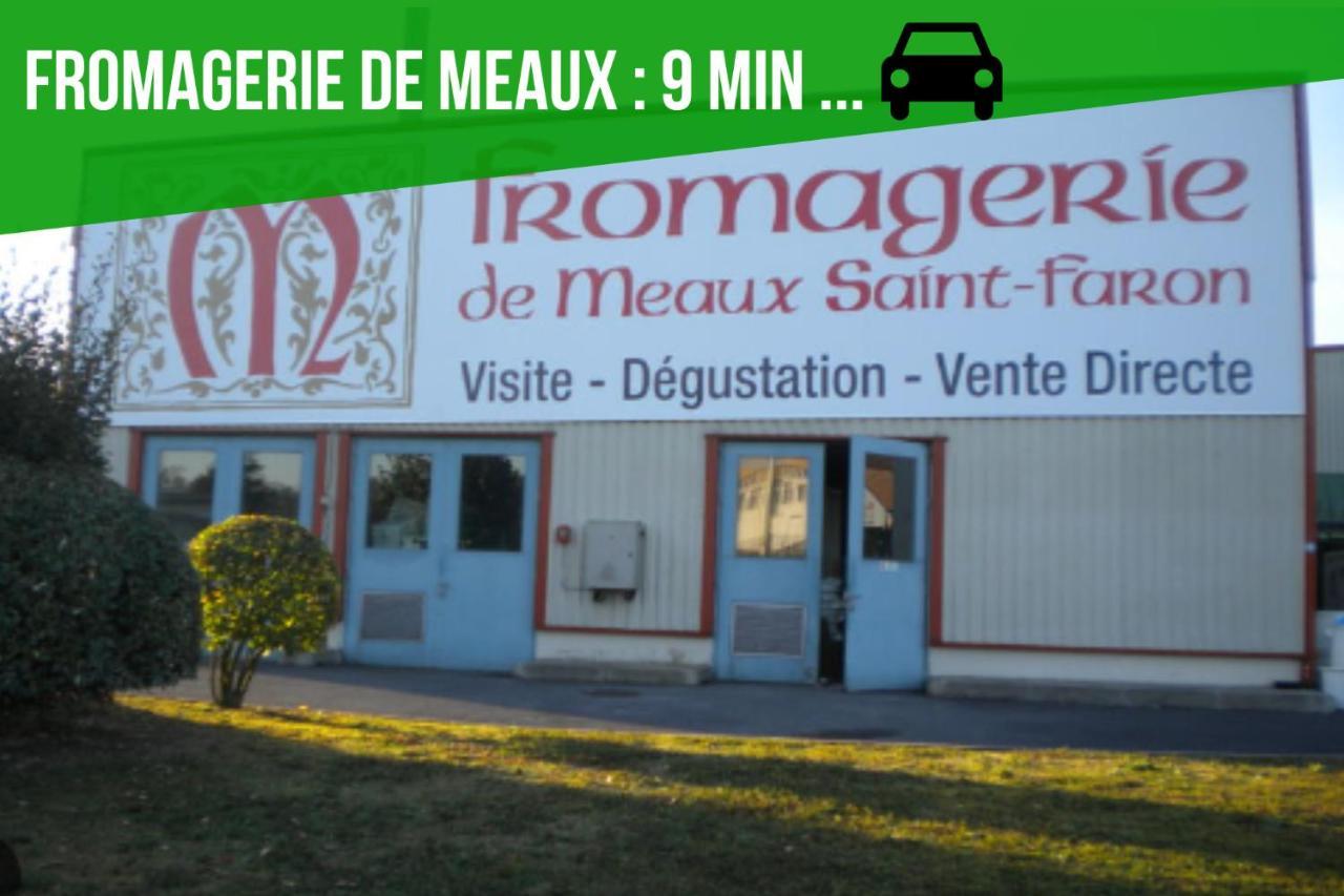 The Sunshine- Appart Cosy Proche Paris-Disney Avec Parking Prive Dans Residence Meaux Bagian luar foto
