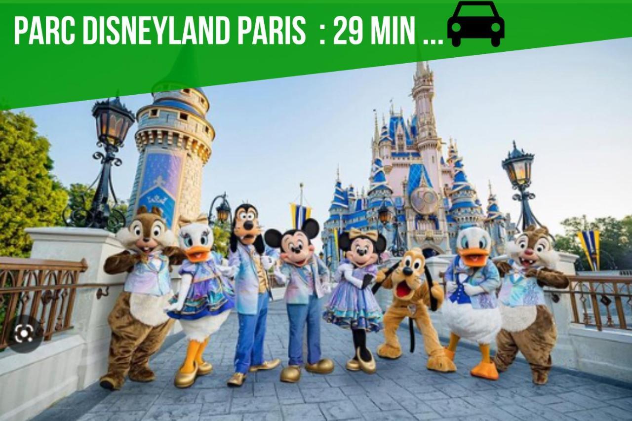 The Sunshine- Appart Cosy Proche Paris-Disney Avec Parking Prive Dans Residence Meaux Bagian luar foto