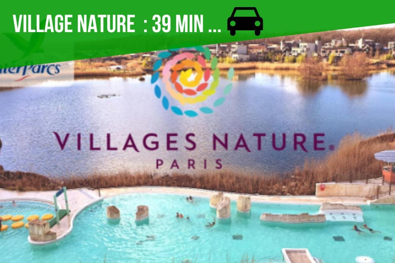 The Sunshine- Appart Cosy Proche Paris-Disney Avec Parking Prive Dans Residence Meaux Bagian luar foto