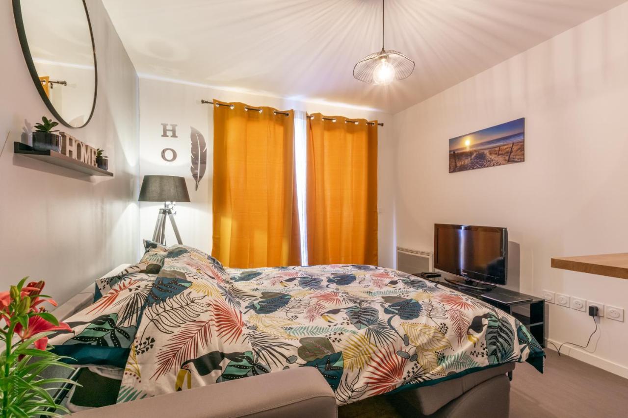 The Sunshine- Appart Cosy Proche Paris-Disney Avec Parking Prive Dans Residence Meaux Bagian luar foto