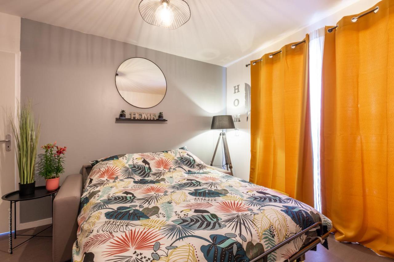 The Sunshine- Appart Cosy Proche Paris-Disney Avec Parking Prive Dans Residence Meaux Bagian luar foto