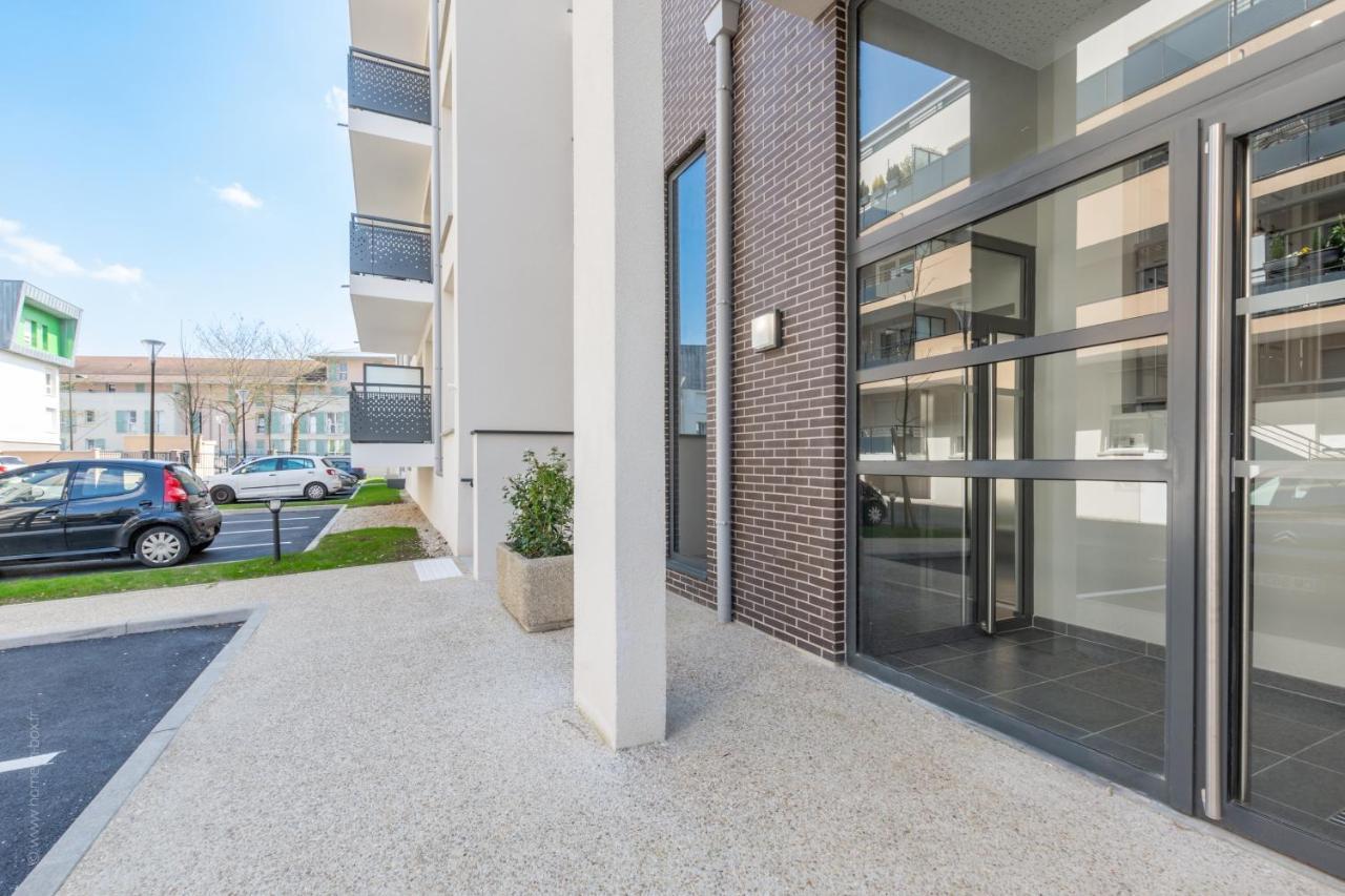 The Sunshine- Appart Cosy Proche Paris-Disney Avec Parking Prive Dans Residence Meaux Bagian luar foto