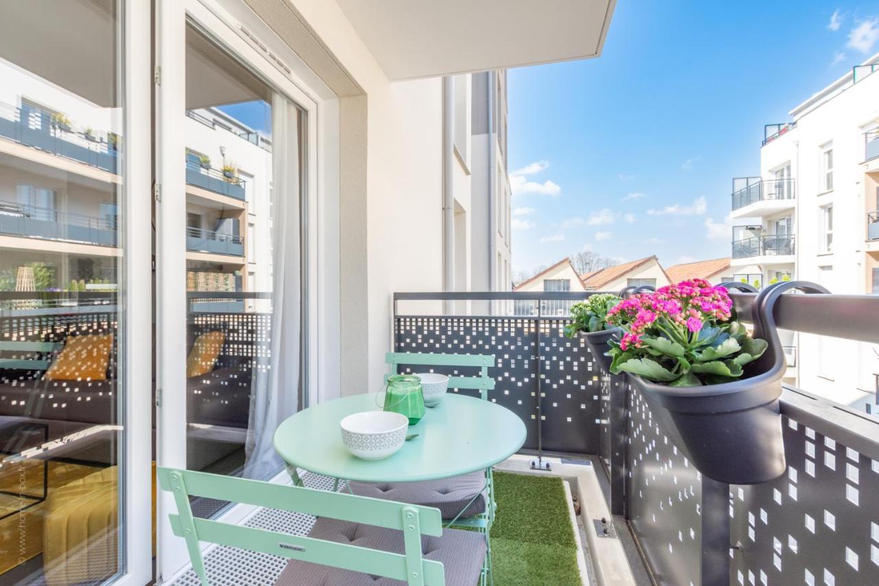 The Sunshine- Appart Cosy Proche Paris-Disney Avec Parking Prive Dans Residence Meaux Bagian luar foto