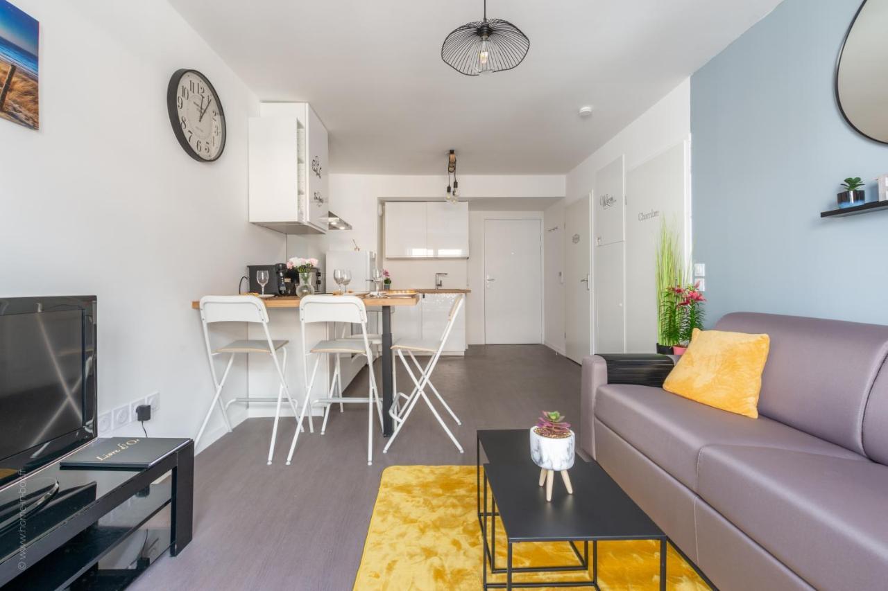 The Sunshine- Appart Cosy Proche Paris-Disney Avec Parking Prive Dans Residence Meaux Bagian luar foto